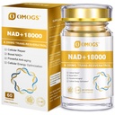 OMOGS NAD+ 300 mg + Trans- ρεσβερατρόλη 200 mg, καθαρό συμπλήρωμα NAD, μέγιστη απορρόφηση, ενίσχυση συμπλήρωμα για την επισκευή DNA, υγιή γήρανση, Cellular Energy & Longevity, 60 κάψουλες