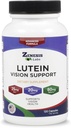Zenesis Labs Lutein Vision Support - Essential Eye Vitamin - Bilberry, Beta-Carotene, çinko, Grapeseed & Other Minerals - 120 Capsules - 60 Day Supply