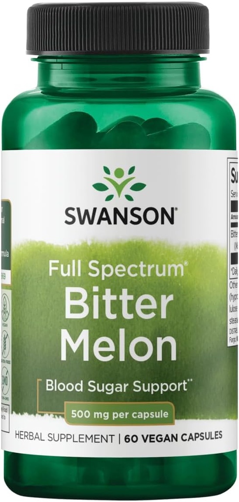 Swanson Full Spectrum Bitter Melon (Momordica) 500 Milligram