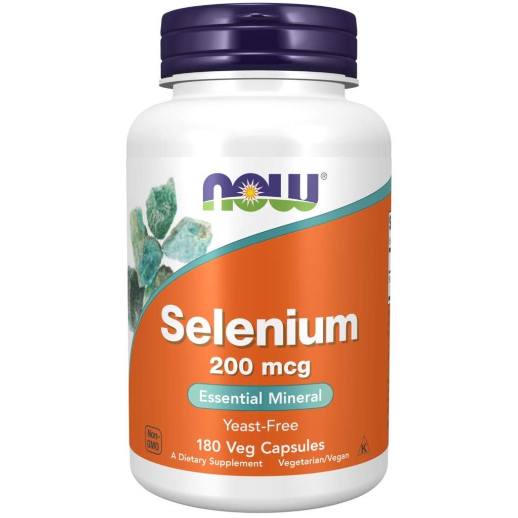 Şimdi Gıdalar Selenium 200 mcg VCaps, 180 ct