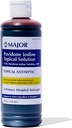 Büyük% 10 Povidone-Iodine Liquid Topical Solution, USP - Topical Antiseptic for Cuts, Boates, Burns ve Minor Skin Yaras - 8 Fl. Oz.