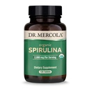 Dr. Mercola Organic Spirulina - 2.000 mg - USDA Organic - Υποστηρίζει την κανονική αποτοξίνωση & ανοσοποίηση - Ολόκληρα τρόφιμα Superfood - Μη ΓΤΟ, Χωρίς γλουτένη & χωρίς σόγια - 120 δισκία