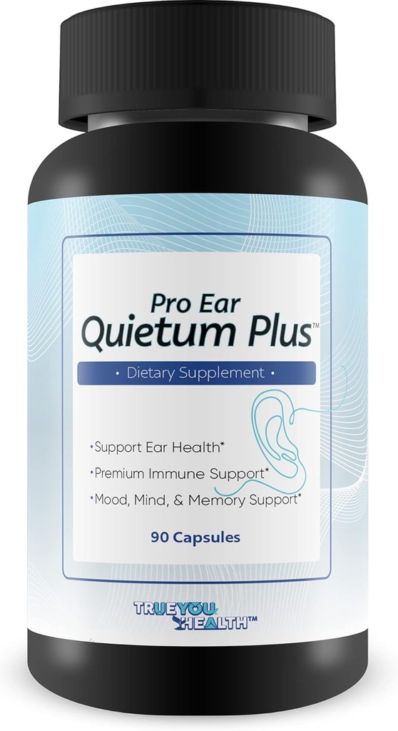 Pro Ear Quietum Plus - Sağlık Auditory Sistemini Geliştirmek için Doğal Kulak Destek Desteği - İç Kulak ve Orta Kulak Sağlığı - Desteği Azaltıcı Ear Ringing & Buzzing - Sağlıklı İşitmeyi Teşvik Etmek - Sağlıklı işitmek