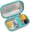 CASEMATIX Asthma Inhaler Case Fits Inhaler Spacer For Yetişkinler, Maskeler, Inhalereçler ve Daha Fazlası - Compact Boyut Fits 6.25" maksimum, ASTHMA CASE NO'u içerir