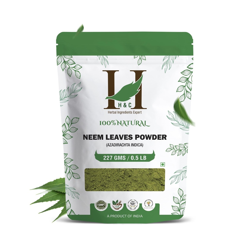 H&C Natural Neem Tozu Bırakır, 227 Grams (1/2 lb)