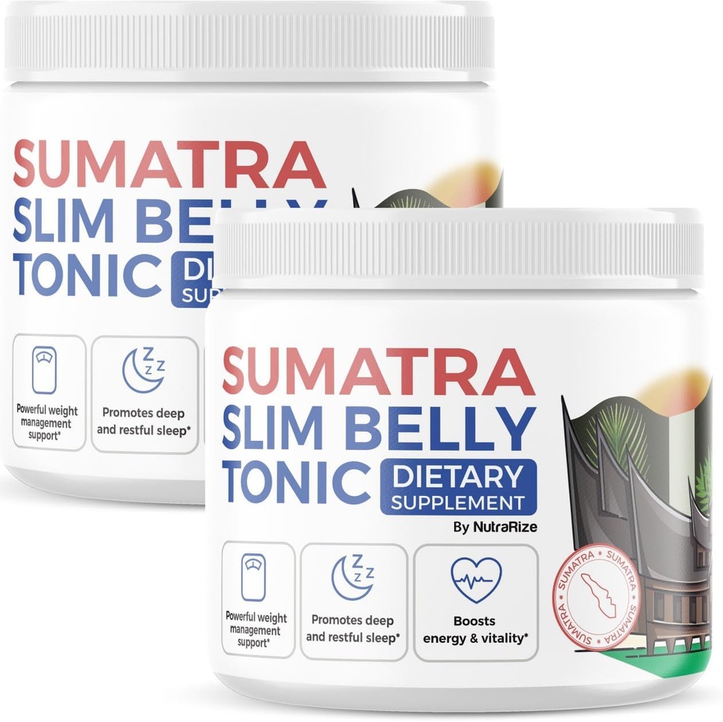 NutraRize (Συσκευασία 2 Sumatra Slim Bely Tonic Powder - Συμπλήρωμα διατροφής, All-Natural Μέγιστη Δύναμη Σκόνη, Κριτικές