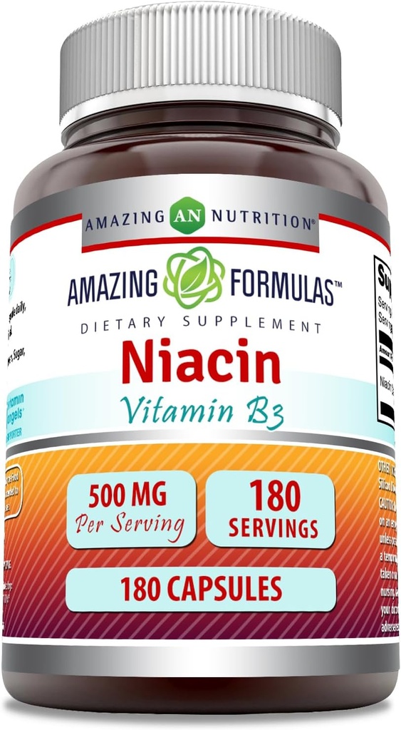 Amazing Formulas Niacin Supplement 