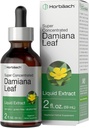 Horbäach Damiana Leaf Herb Tincture | 2 fl oz | Super Tempd | Alkol Free Liquid Extract | Vegetarian, Non-GMO & Gluten Free Herbal Supplement Supplement