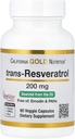 Resveratrol, 98 Saf Trans-Resveratrol, Emodin & PAHs, İtalyan Kaynağı, 200 mg, 60 Veggie Capsules