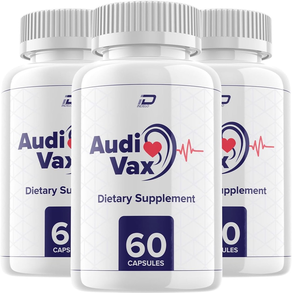 AudiVax Max καψάκια στήριξης αυτιών - AudiVax συμπλήρωμα υγείας αυτιών, Προώθηση εσωτερικής υγείας αυτιών & μέσης υγείας αυτιών με βελτιωμένη ροή - Audivax για την απώλεια ακοής & σχόλια δακτυλίων αυτιών (3 Pack - 180 κάψουλες)