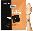 Klova Melatonin-Free Sleep Patches for Yetişkinler | Natural Sleep Aid with Ashwagandha, Valerian, GABA & L-Theanine | Fall Asleep Faster, Stay Asleep Longer & Wake | 28 Patches
