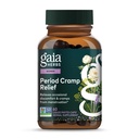 Gaia Herbs Cramp Relief - Βότανο συμπλήρωμα για την ισορροπία ορμονών & Περιόδου Cramp Relief - Made with Organic Licorice Root, White Peony Root, Turmeric & More - 60 Vegan Κάψουλες (60 Servings)