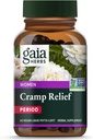 Gaia Herbs Cramp Relief - Herbal Supplement for Hormon Denge & Dönem Cramp Relief - Organik Licorice Root, White Peony Root, Turmeric & More - 60 Vegan Capsules (60 Hizmet)