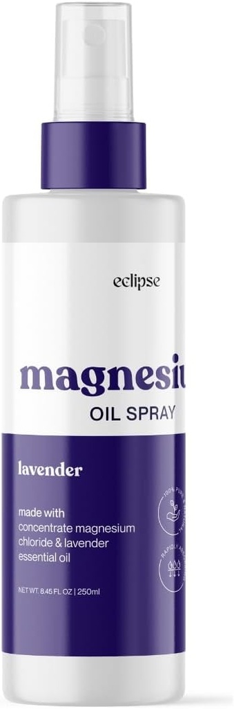 Magnezyum Oil Spray, Lavender, 8.45 fl oz Uyku ve Kas Kurtarmayı Geliştiriyor