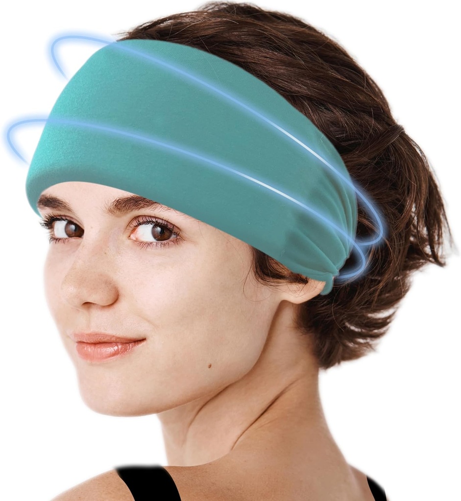 Crimmy Ημικρανία Κεφαλαλγία ανακούφιση Cap, Ψύξη Gel κεφαλόδεσμος Neck Wrap Hat Mask, Καταπραϋντική Ice Pack Κεφαλή πρόσωπο κρύο συμπίεση για άγχος έντασης & Hangover