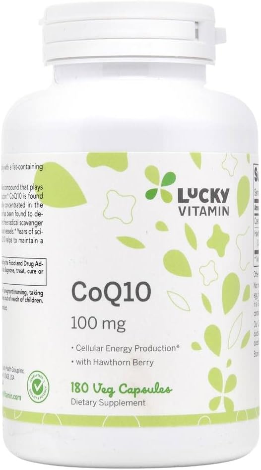 Lucky Berry 100 mg ile CoQ-10. - 180 Veg Capsules