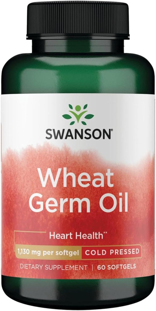 Swanson Cold-Basında Buğday Germ Petrol 1130 Milligram 60 Sgels