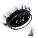 Lashify Fluffy 14mm Gossamer Eyelash Refill, Black, Easy DIY false Lashes To Add Fullness and Dimension