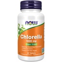 NOW Συμπληρώματα Τροφίμων, Chlorella 1000 mg με φυσική παρουσία Χλωροφύλλης, Beta- Carotene, μεικτά Καροτενοειδή, Βιταμίνη C, Σιδήρου και Πρωτεΐνης, 60 δισκία