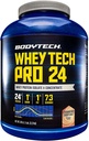 BODYTECH Whey Tech Pro 24 Protein Toz - Protein Enzyme Ölçeği BCAA & Recovery, Post-Workout Muscle Building - Strawberry Shortcake (5 Pound)
