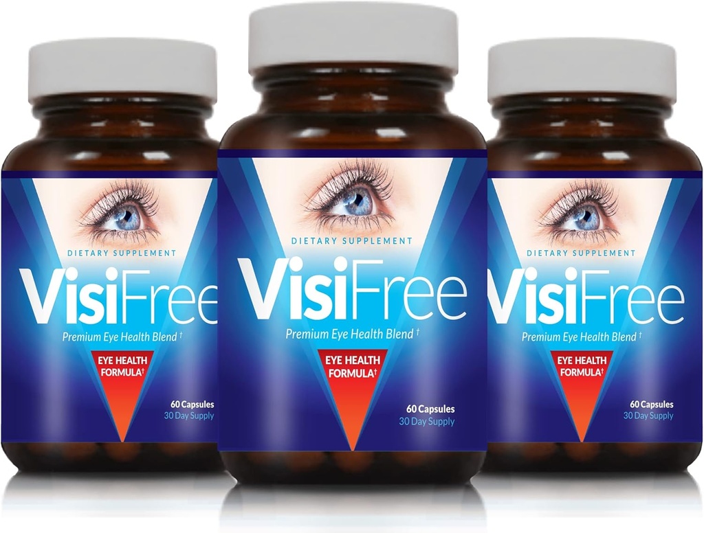 Συμπληρώματα ματιών για ενήλικες - Best Capses for Eye Health - Περιλαμβάνει Βιταμίνη & Ορυκτό για Υγιή Καθαρή Όραση - Κάψουλες για Βελτίωση της Οφθαλμικότητας - 3-Pack