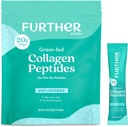 Περαιτέρω τρόφιμα Άγευστα κολλαγόνο Peptides Powder Stick Packs - 100% Grass-Fed, Hydrolyzed Type 1 & 3, 20g Collagen per Serving, Υποστηρίζει το δέρμα, τα μαλλιά, τα νύχια & τις αρθρώσεις, 8.47 Oz