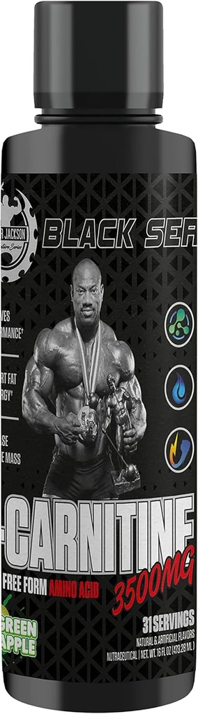 Black Series L-Carnitine 3500 Mg | 473.28 Ml (31 Hizmet, Yeşil Apple)