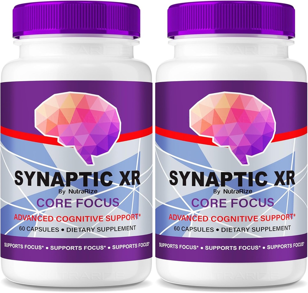 NutraRize (Συσκευασία 2 Synaptic XR – Κάψουλες Ημερήσιας Υποστήριξης με Ισορροπημένη Μείξη για Εστίαση, Αιχμή και Καθημερινή Απόδοση