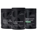 Spor Araştırması L-Glutamine (100 Hizmetler) ve Probiyotiks & Ginger (90 Hizmet) ile Digestive Enzymes - All Non-GMO Onaylandı, Vegan & Gluten Free