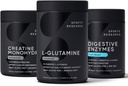 Spor Araştırması L-Glutamine (100 Hizmetler) ve Probiyotiks & Ginger (90 Hizmet) ile Digestive Enzymes - All Non-GMO Onaylandı, Vegan & Gluten Free