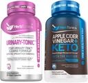 Herbtonics Fast Acting Urinary Tract Cleanse Treatment | Formula UTI with 36 mg PAC | Apple Cider Vinegar Capsules Plus Keto BHB | Fat Burner & Kilo Kayıp Tamam for Women & Men