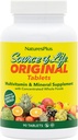NaturesPlus Life Kaynağı - 90 Tablet - Multivitamin & Mineral Supplement - Doğal Enerji & Genel Well-Being - Gluten Free, Vegetarian - 30 Toplam Hizmetler