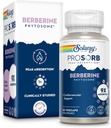 SOLARAY Berberine Phytosome - 9X Absiyon ve Easy-to-Digest - 30 Berberine HCl - Vegan, Soy olmadan Yapıldı - 60 Gün Garantisi - 30 Hizmet, 30 VegCaps