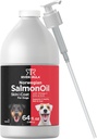 Horbaach Norveçli Salmon Oil for Dogs (64oz) | Sağlıklı Cilt ve Öner | Omega 3, EPA & DHA | Sıvı Pet Supplement | Non-GMO, Gluten Free