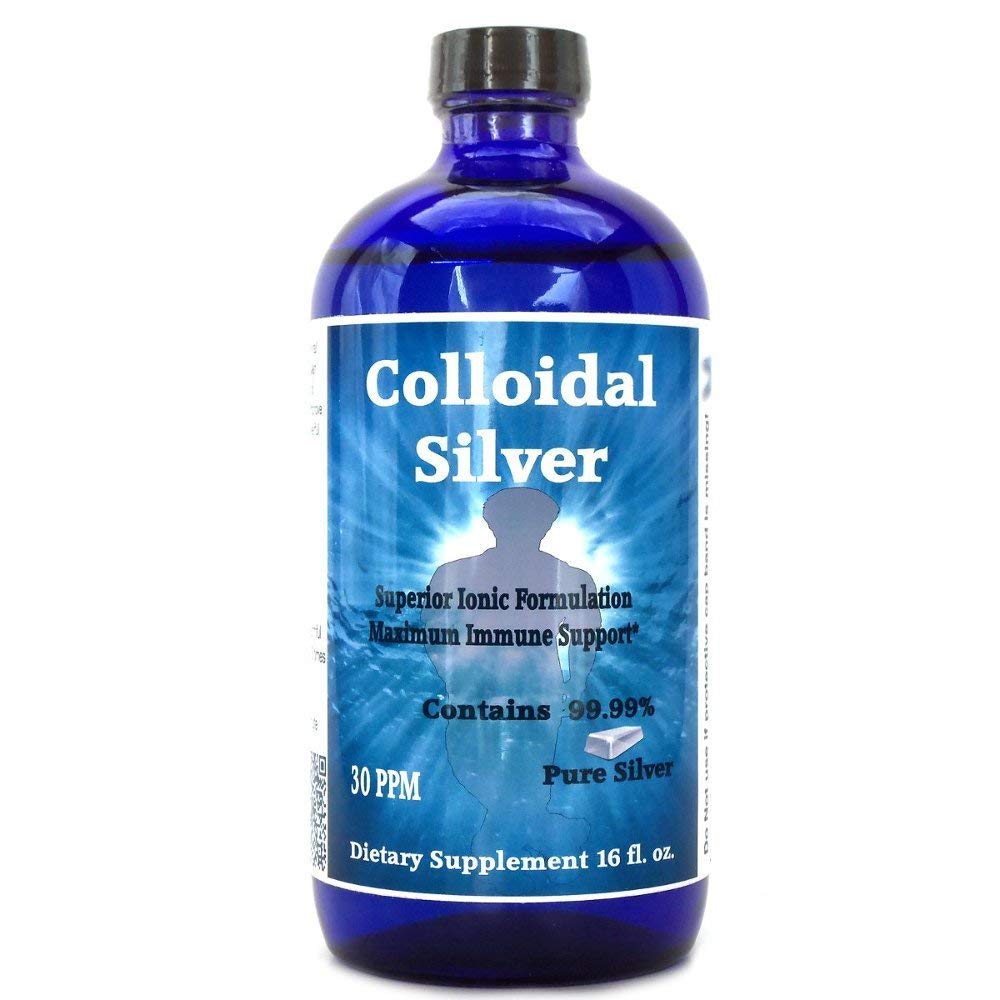 Superior Silver 30PPM 16 fl oz Ionic Silver % 99.99 ile Made with 99.99% Pure Silver