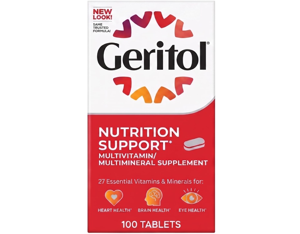 Backtol Multivitamin 100 sekme (eski olarak Geritol Tamam olarak adlandırılır)