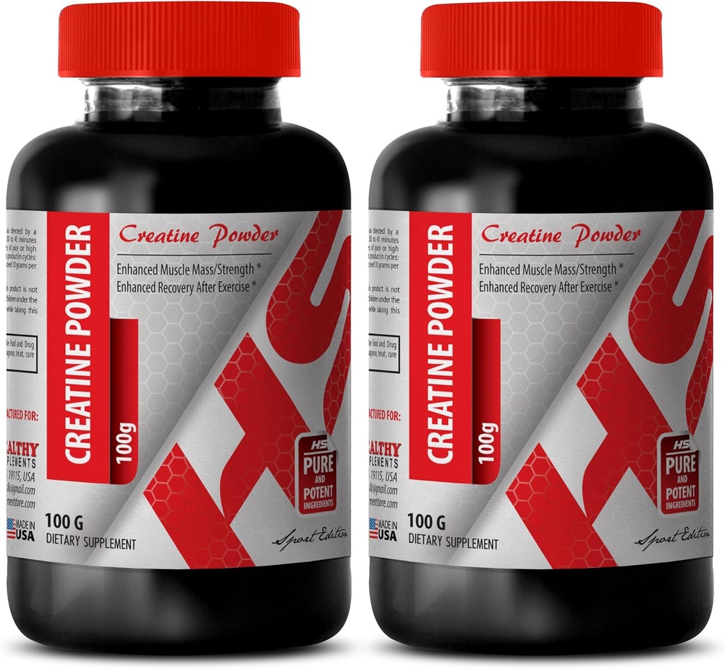 Kas Recovery Toz - Toz 100G - Body Builders için Kretin - 2 Şişe (Powder)