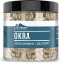 Dünya doğan Elements Okra 200 Capsules, Pure & Undiled, Hiçbir Katkı Yok