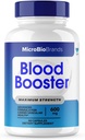 (Microbio Blood Booster, Micro Bio Blood Booster Natural Blood Flow Support Supplement, Micro Bio Brands Pills Advanced Microbiobrands Maximum Strength Support Formula (60 Capsules)