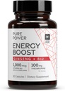 Δρ. Mercola Pure Power Energy Boost, 30 Υπηρεσίες (30 κάψουλες), Ginseng + B12, Συμπλήρωμα διατροφής, Ενισχύει τη σωματική και ψυχική ενέργεια, μη ΓΤΟ