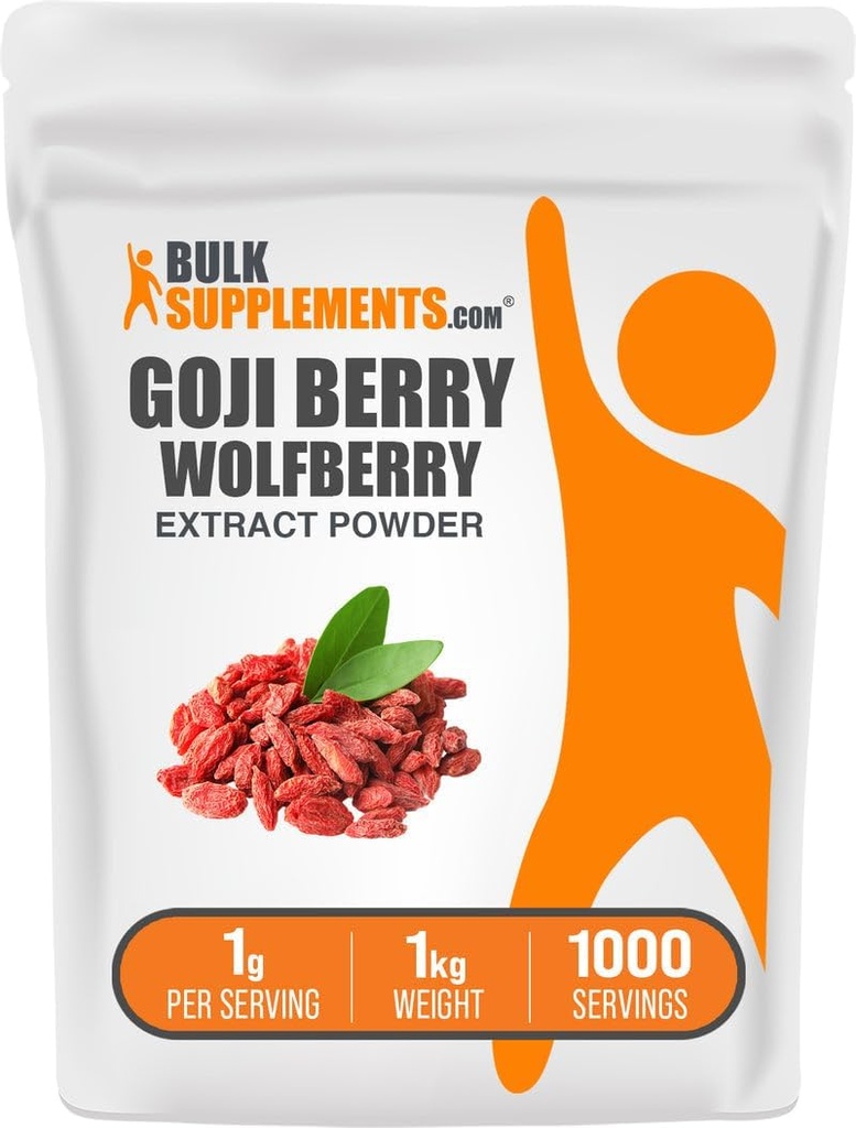 BulkSupplements.com Beam Extract Toz -Gojiß Tamam, Meyve Toz - Vegan & Gluten Free, 1g hizmet başına 1kg (2.2 lbs) (Paket 1)