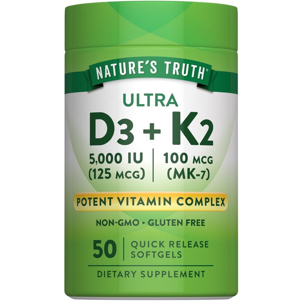 Nature's Truth Vitamin K2 MK7 Complex 