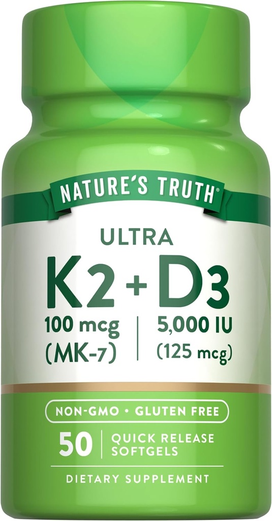 Nature's Truth Vitamin K2 MK7 Complex 