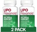 Lipo-Flavonok Balance Support for Vertigo & Dizziness Relief - Klinik olarak test edilen Formula ile Ginkgo Biloba & Vitamin D & B Complex - İç Kulak Sağlığı ve Denge Desteği - 30-Count - 2Pack