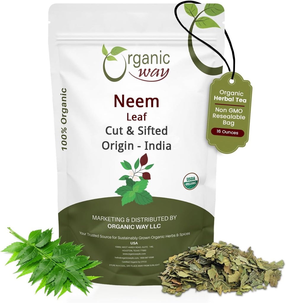 Organic Way Neem Leaf Cut and κοσκινισμένο 