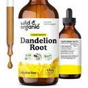 Wild & Organic Dandelion Root Extract Drops - Liver Cleanse Detox Desteği - Dandelion Tincture for Liver Health - Vegan, Sugar & Alkol Ücretsiz Sıvı Supplement - 4 fl ozzz