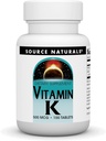 Source Naturals Vitamin K - 500 mcg - 100 Tablet