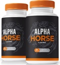 (2 Pack) Alpha Horse Capsules, Alpha Horse Resmi Erkek Formula Pills, LeHorse for Stamina & Performance, Alfa Horse For Men Premium Once Daily Pill Pastillas, Alpha Hrse Kompleksi (120 Capsules)