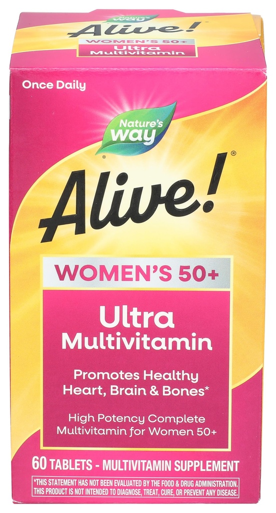 Ο Δρόμος της Φύσης Ζωντανός! Once Daily Women's 50 Plus Ultra Potency - 60 Tablets