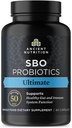 Eski Beslenme Probiyotikleri, SBO Probiyotiks Ultimate 50 Milyar CFUs*/Serving, Digestive and Immune Support, Gluten Free, Antik Superfoods Meeting, 60 Capsules